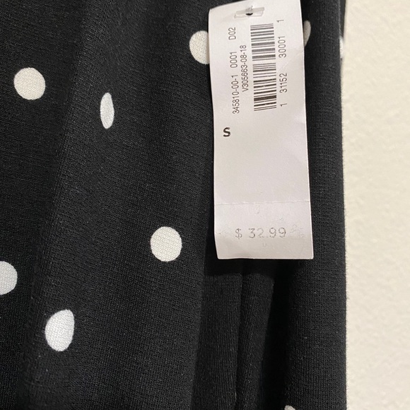 NWT Black polka dot dress - Picture 3 of 3